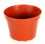 Doniczka okrągła w kolorze terakoty 12,2x8,7cm - 400szt.