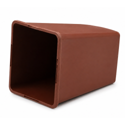 Doniczka produkcyjna kwadratowa 9x9x13 cm 0,6L – wysoka doniczka szkółkarska do rozsady