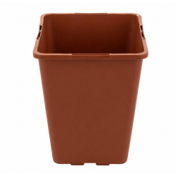 Doniczka produkcyjna kwadratowa 9x9x13 cm 0,6L – wysoka doniczka szkółkarska do rozsady