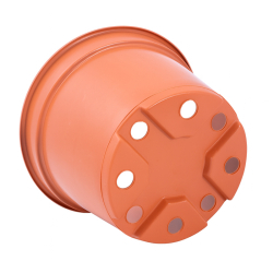 Doniczka produkcyjna okrągła twarda 9 cm terakota 0,35 L