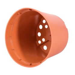 Doniczka produkcyjna okrągła twarda terakota 12 cm 0,8 L