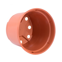 Doniczka produkcyjna okrągła twarda 9 cm terakota 0,35 L