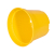 Doniczka okrągła w kolorze żółtym 11x9cm - 0,65L