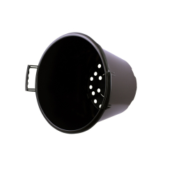 Doniczka produkcyjna 30L okrągła z uszami i wzmocnionym rantem 41 cm – wytrzymała donica ogrodowa