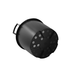 Doniczka produkcyjna 30L okrągła z uszami i wzmocnionym rantem 41 cm – wytrzymała donica ogrodowa