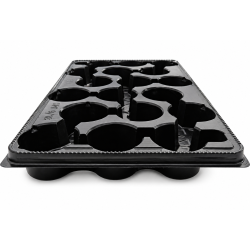 Paleta transportowa z otworami 9/18 – zestaw 10 sztuk do doniczek produkcyjnych