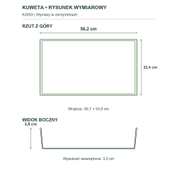K2053 — rysunek wymiarowy produktu K2053 — rysunek wymiarowy produktu
