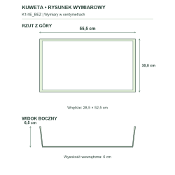 K1/4E_BEZ — rysunek wymiarowy produktu K1/4E_BEZ — rysunek wymiarowy produktu