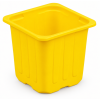 Doniczka produkcyjna kwadratowa Ø 7 cm 0,27 L – miękka, żółta, 500 szt.