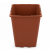 Doniczka produkcyjna kwadratowa 9,2 × 9,2 × 13,1 cm 0,6 L – standardowa, wysoka, terakota Doniczka produkcyjna kwadratowa 9,2 × 9,2 × 13,1 cm 0,6 L – standardowa, wysoka, terakota