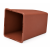 Doniczka produkcyjna kwadratowa 9,2 × 9,2 × 13,1 cm 0,6 L – standardowa, wysoka, terakota Doniczka produkcyjna kwadratowa 9,2 × 9,2 × 13,1 cm 0,6 L – standardowa, wysoka, terakota
