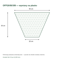 OFP20/50/350 — wymiary na płasko OFP20/50/350 — wymiary na płasko