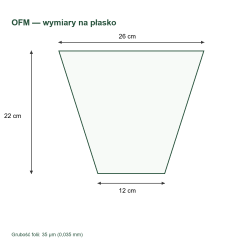 OFM — wymiary na płasko OFM — wymiary na płasko