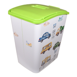 Pojemniki do zbiórki odpadów – kosze na śmieci 25L - Samochodziki