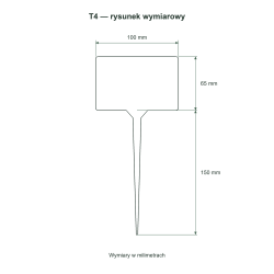 T4 — rysunek wymiarowy T4 — rysunek wymiarowy