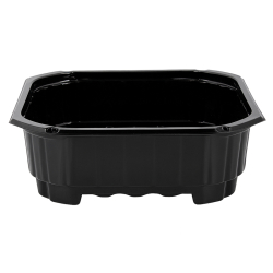 Pojemniki na owoce i warzywa 250g czarne z otworami 100szt – maliny, borówki, truskawki